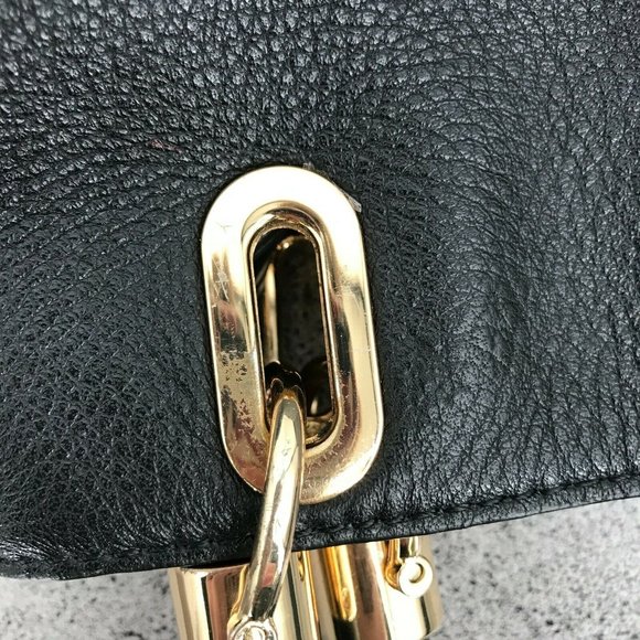 Vince Camuto Womens Black Soft Genuine Leather Top Handle Tote Handbag - Picture 5 of 12